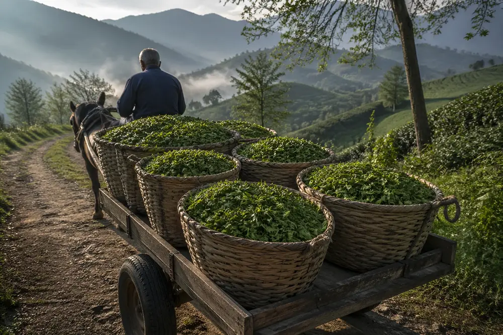  From Garden to Factory: The Transformation of Fresh Leaves